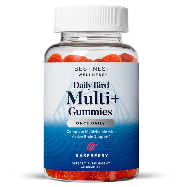Best Nest Wellness Multivitamin Gummies, with Methylfolate (Folic Acid), Methylcobalamin,