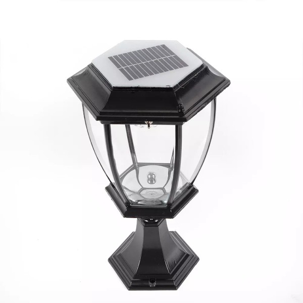 SENDERPICK Outdoor Yard Light LED Solar Power Lantern Landscape Pillar