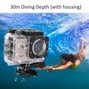 1080P HD 2inch LCD Screen Sports 30m Waterproof Action Camera