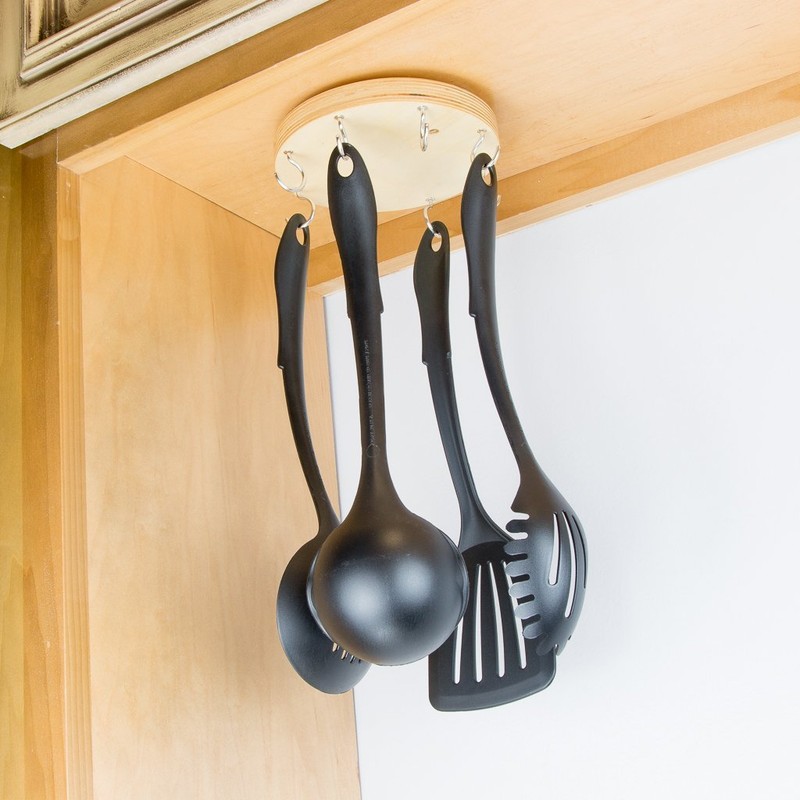 EZ Reach - Under Cabinet Utensil Holder (Baltic Birch Laminate