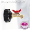 IBC Tote Adapter Tank Adapter Tap Connector Valve Fitting Parts