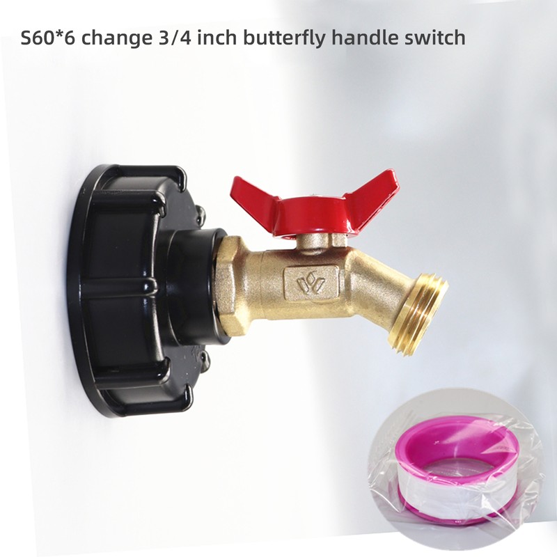 IBC Tote Adapter Tank Adapter Tap Connector Valve Fitting Parts