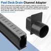 Dfnidy DEA Pool Deck Drain Channel Adapter for Stegmeier Frontier