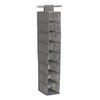 Zeller 14614 Non-Woven 8-Compartment Hanging Storage, Grey, 18 x 30