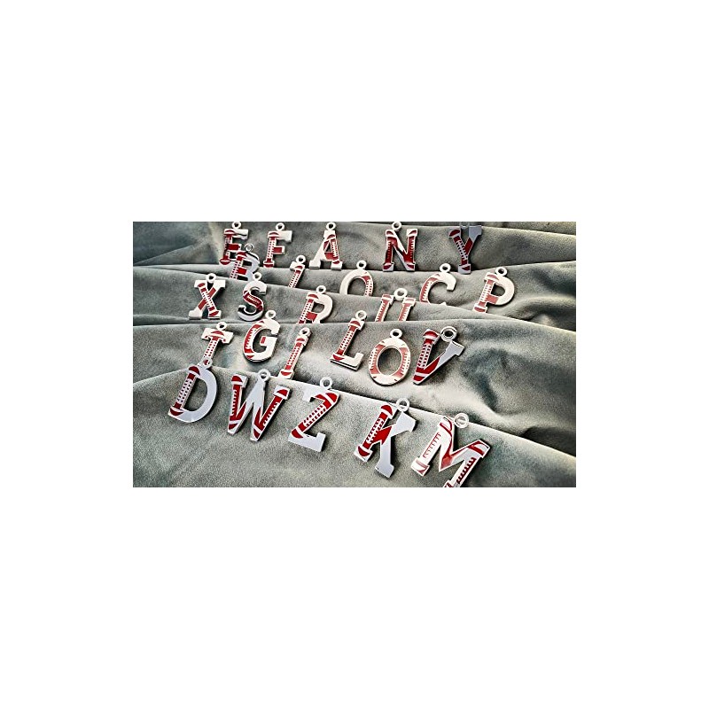 EZUY GNAY Letter B Football Stainless steel Football Necklace Player