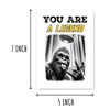 MinngStore Sasquatch Selfie Big Foot Card - Funny Happy Father's