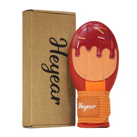 Baseball Sliding mitt, Sliding Mitt for Youth, Baseball Softball Glove for Hand Protection, Breathable and Durable, Adjustable Elastic Wrist Strap, Ambidextrous Design (Chocolate, Youth)