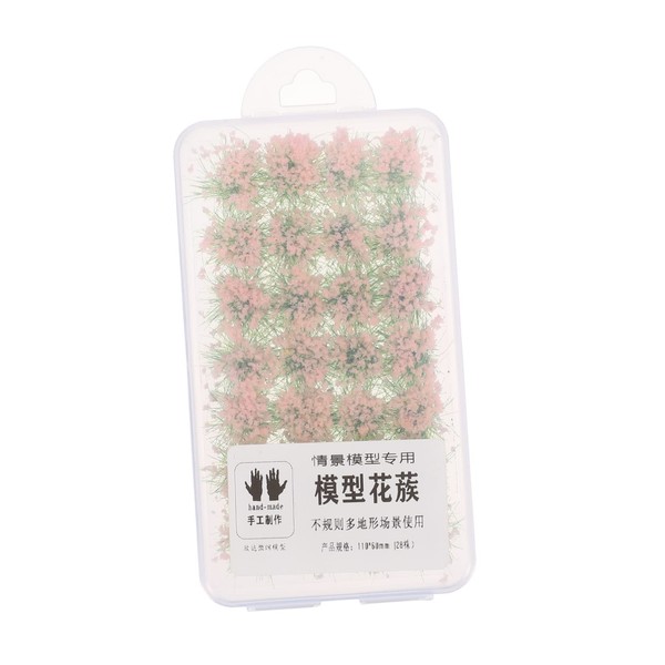 Operitacx 28Pcs Miniature Artificial Grass Tufts for Micro Landscapes Sand