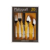 Pfaltzgraff Dawson Frost 20-Piece Stainless Steel Flatware Set, Service for