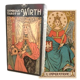 Tarot Cards, 78 Cards, Marseille Edition Tarot Divination, Symbolic Tarot of Wirth, Japanese Instruction Manual Included (English Language Not Guaranteed)
