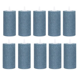 Simple Deluxe Large Air Stone Cylinder for Fish & Plant in Aquarium and Hydroponics Air Pump, 10 Pack
