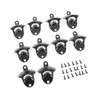 10Pcs Black Beer Bottle Opener Bar Beer Soda Bottle Cap