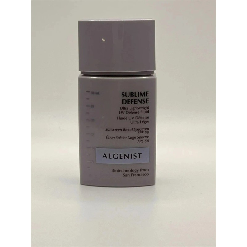 Algenist Sublime Defense Lightweight UV Defense Fluid 1oz SPF 50!