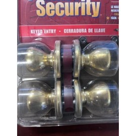 Kwikset Door Knob & Deadbolt Keyed Set By Kwikset Security !!