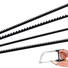 AOBETAK Scroll Saw Blades with Pin, AOBETAK 16 Pieces, 10/15/18/24 Teeth, 127 mm, 5 Inch Scroll Saw Blades for Wood/Plastic/Foam/Soft Metal, Scroll Saw Accessories