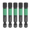 sourcing map 5pcs H8 Flat Hex Head Screwdriver Bit 8mm