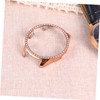 jojofuny 2pcs Delicate Diamond-Encrusted Protective Case for Watch Anti-Drop Rose