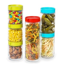 Glasslock Block Canister Round 12-Piece Set