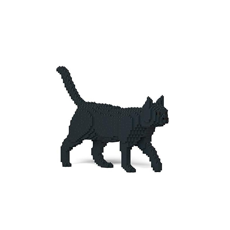 JEKCA Cat 07S-M02 | Black Cat Plastic Building Blocks |