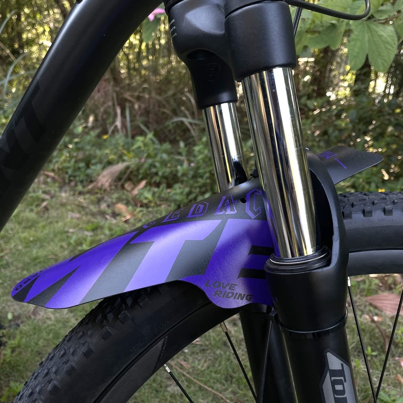 NICEDACK Mudguard Mountain Bike, Pack of 2 Mudguard Fit 20-29