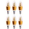 BesYouSel E14 LED Candelabra Base Bulbs 5W Decorative Candle Base