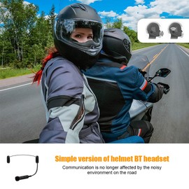 Motorcycle Helmet BT Headset Hands-free Speaker Motorcycle Headset with Song Call Control, Automatic Answering