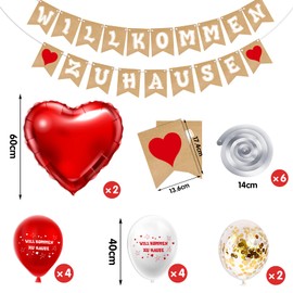 Joykindom Welcome Home Decoration, Welcome Home Baby Welcome Garland and Balloons for Housewarming Party, Home, Birth, Party Decoration