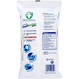 100 Extra Large Anti-Bacterial Food Surface Wipes /2 Packs 50