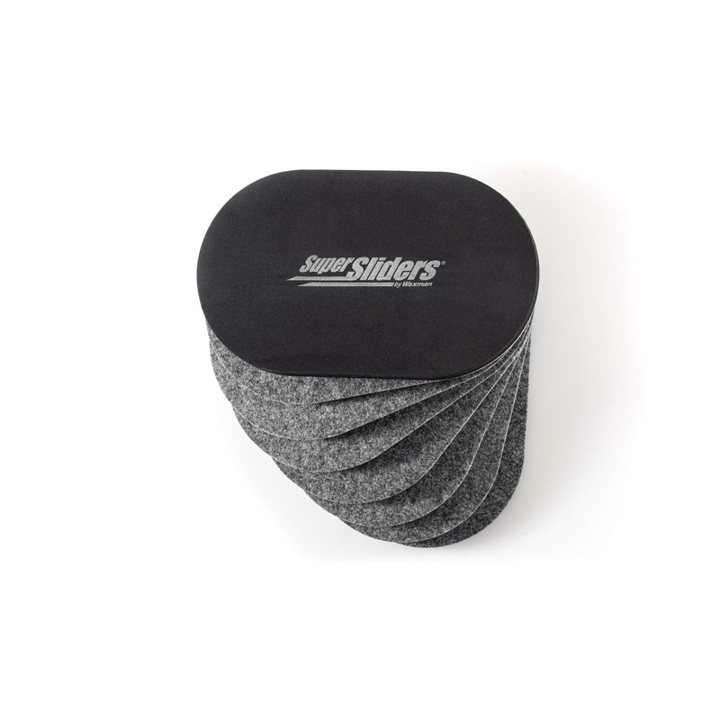 Super Sliders 4746595N Reusable XL Heavy Furniture Sliders for Hardwood