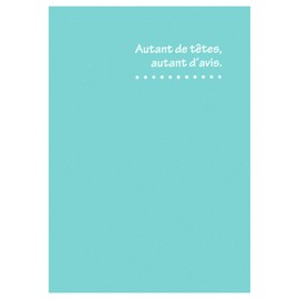 HAKUBA Lance de Postcard Size Photo Card, 2 Sides (Vertical/Vertical) Blue