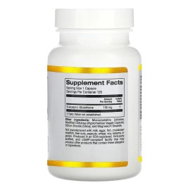 California Gold Nutrition S-acetil L-glutatión 120 Caps Sabor Sin Sabor
