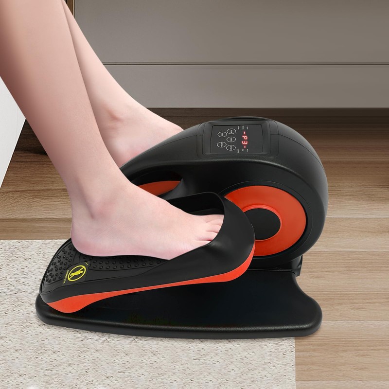 Under Desk Elliptical Machine, Leg Exerciser with 5 Adjustable Speed