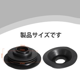 LED Dust Cover [2 pieces] Car Dust Cover Automotive Headlight Rubber Seal Dust Cover Waterproof Dustproof Rubber H1 / H3 / H4 / H7 / HB3 / HB4 / 9005 / Suitable for LED Headlight Bulb Types