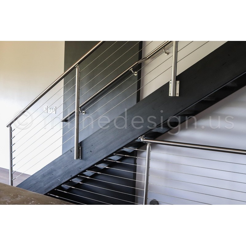 Handrail Bracket Stainless Steel 316 Redshift Quasar (Satin Stainless Steel)