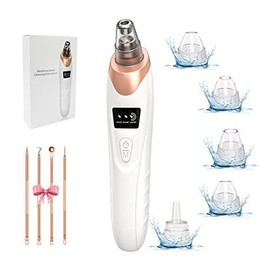 2025 Newest Blackhead Remover Pore Vacuum,USB Rechargeable Blackhead extractor:_White