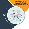 Magnet Me Up Smile More Ride A Bike Magnet Decal,