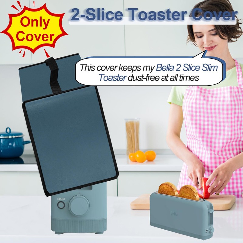 NUENSS-ROR Cover for Bella 2 Slice Slim Toaster, 2-Slice Toaster