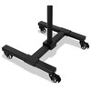 Mount-It! Mobile TV Stand with Locking Wheels | Adjustable Height