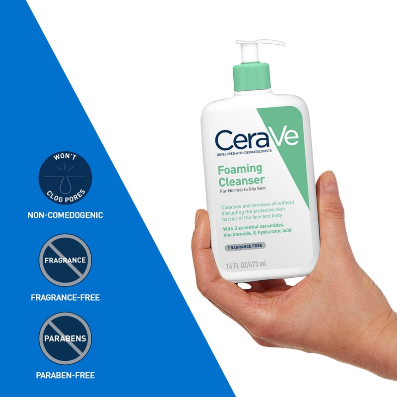 CeraVe Foaming Cleanser - For Normal to Oily Skin (88ml