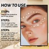 20PCS Glitter Gold Freckles Tattoo, Temporary Face Tattoo for women