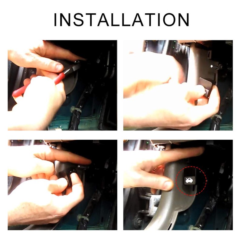 Suuonee Hood Release Handle, kit de reparación de abridor de
