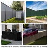 Coonoble 5' x 12' Brown Outdoor Privacy Fence Panels Freestanding