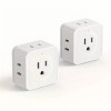 JcBlaon 2x Multi-Outlet Power Adapter - 5-Way Wall Outlet Expander