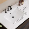 18 Inch Small Rectangle Undermount Bathroom Sink Vessel Sink Lavatory