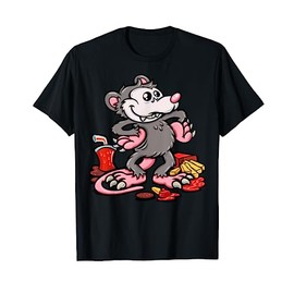 Possum eat trash funny possum food meme French fries T-Shirt