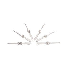 WAS 1447 006 Lobster Forks Chrome Nickel Steel with Decorative 20 mm Length 6 Pieces