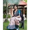 KNETLI Art Silk Saree for Women's With Blouse Piece