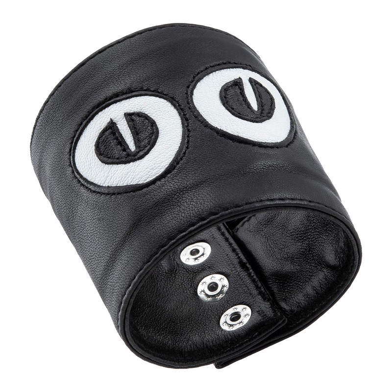 The Black Rose - Wrist bracelet/wrist wallet made of nappa