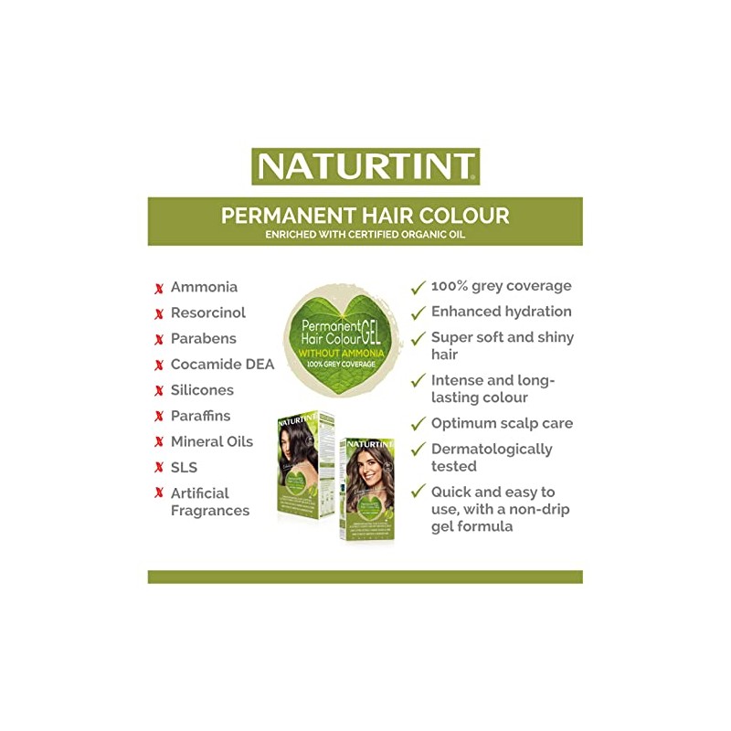 NATURTINT Naturtint, Permanent Hair Colour Blond 170 ml, 8G Sandy