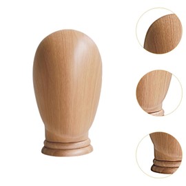 TENOL Mannequin Head Model Wig Display Head Hairdresser Training Block Head Hat Display Stand Manikin Head Model for Shopping Mall